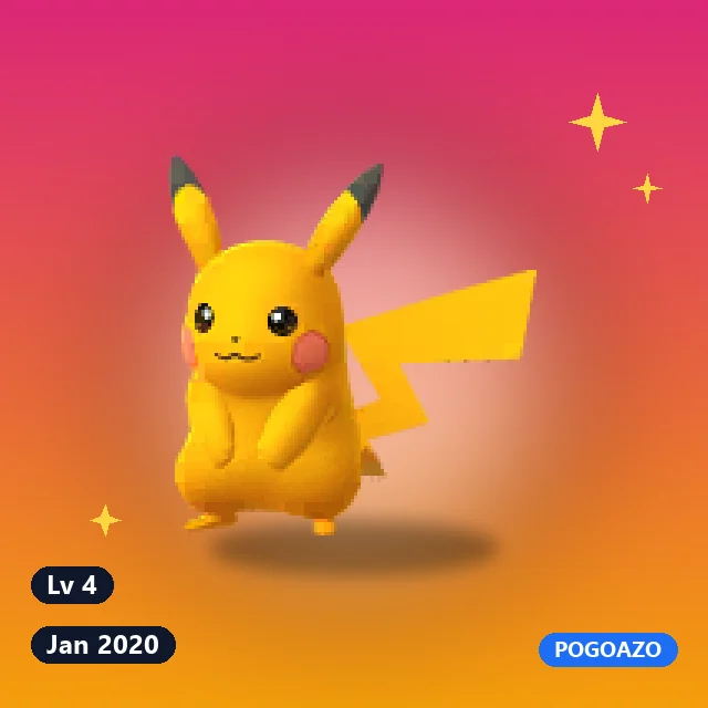 Shiny Pikachu · Jan 2020