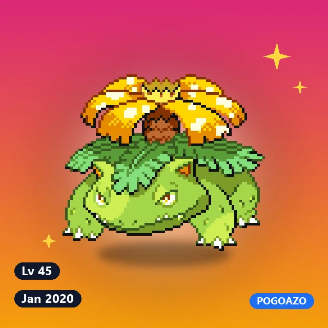 Shiny Venusaur · Jan 2020