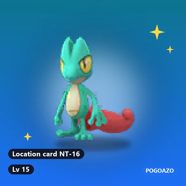 Shiny Treecko · Location card NT-16 background