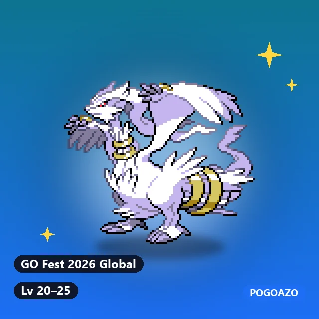 Shiny Reshiram · GO Fest 2026 Global background