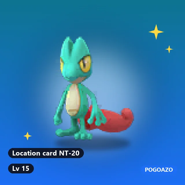 Shiny Treecko · Location card NT-20 background