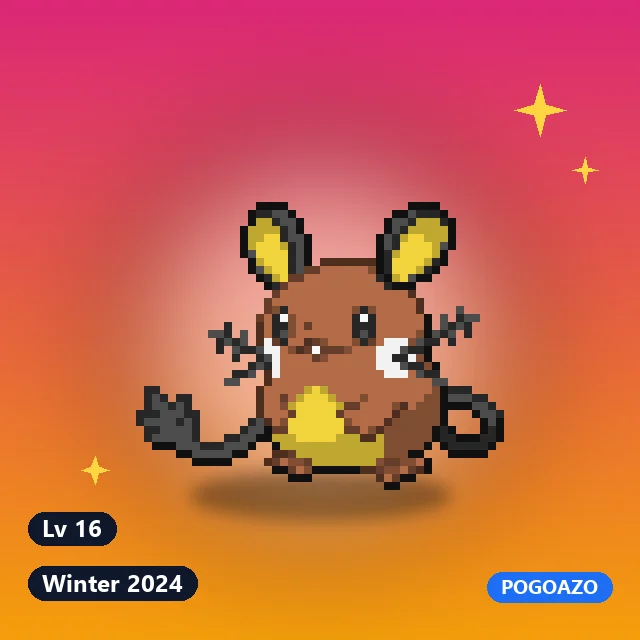 Shiny Dedenne · Winter 2024
