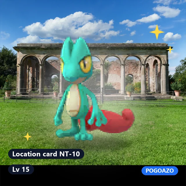 Shiny Treecko · Location card NT-10 background