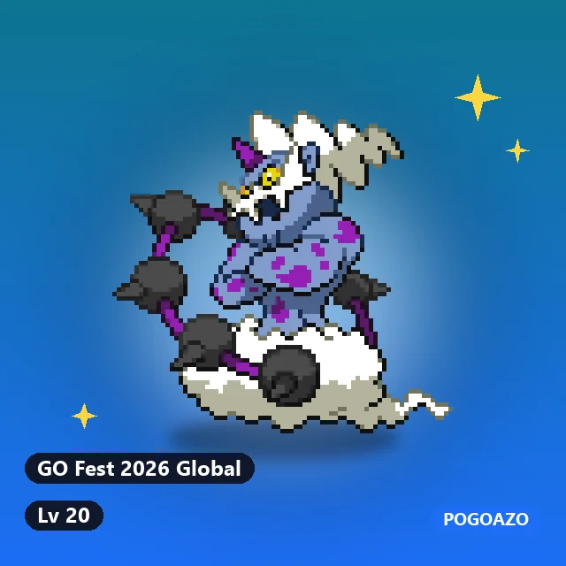 Shiny Thundurus · Incarnate · GO Fest 2026 Global background