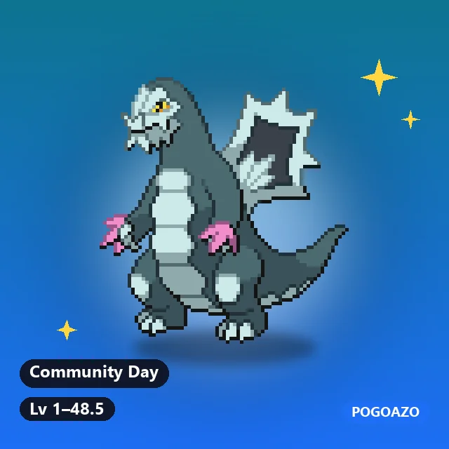 Shiny Baxcalibur · Community Day background