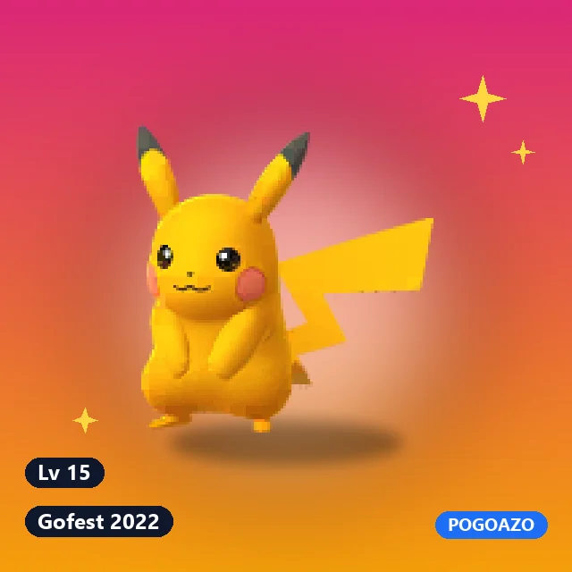 Shiny Pikachu · Gofest 2022