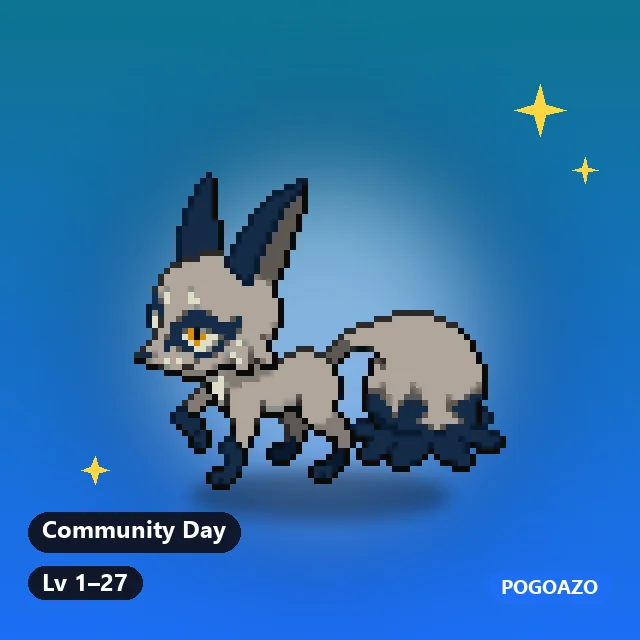 Shiny Nickit · Community Day background