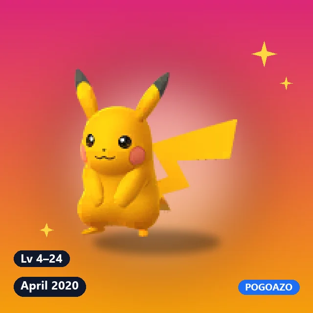 Shiny Pikachu · April 2020