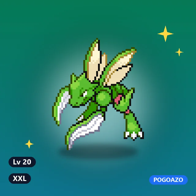 Shiny Scyther · XXL