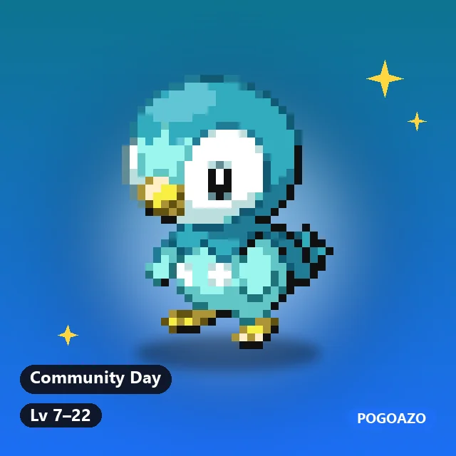 Shiny Piplup · Community Day background