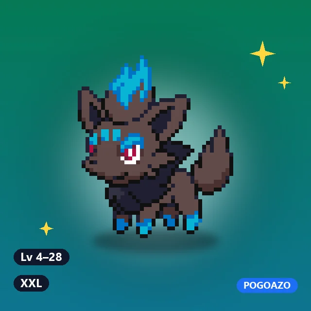 Shiny Zorua · XXL