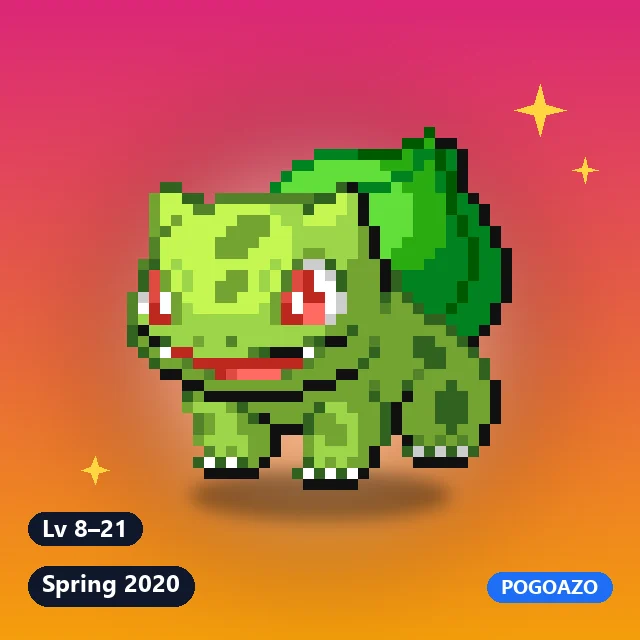 Shiny Bulbasaur · Spring 2020