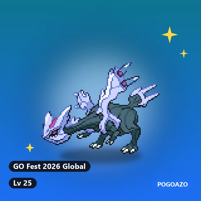 Shiny Kyurem · GO Fest 2026 Global background