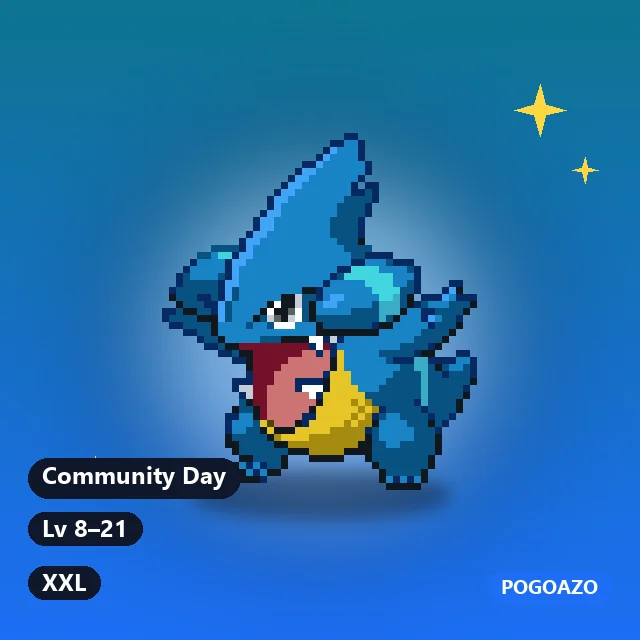 Shiny Gible · Community Day background · XXL