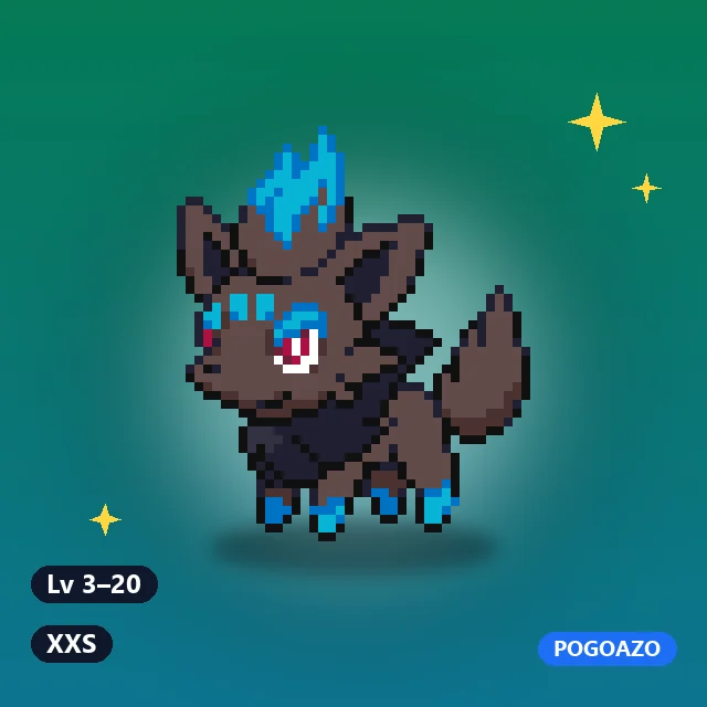 Shiny Zorua · XXS