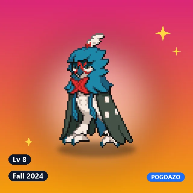 Shiny Decidueye · Fall 2024