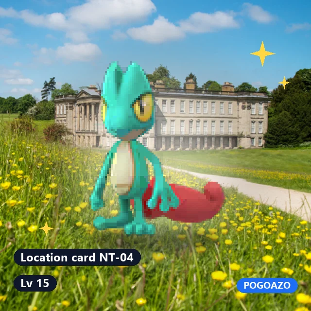 Shiny Treecko · Location card NT-04 background