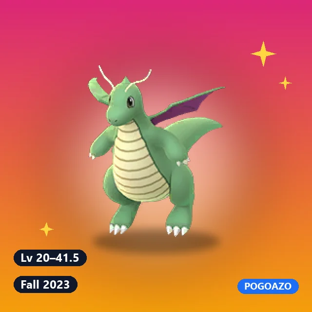 Shiny Dragonite · Fall 2023