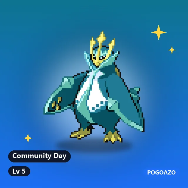 Shiny Empoleon · Community Day background