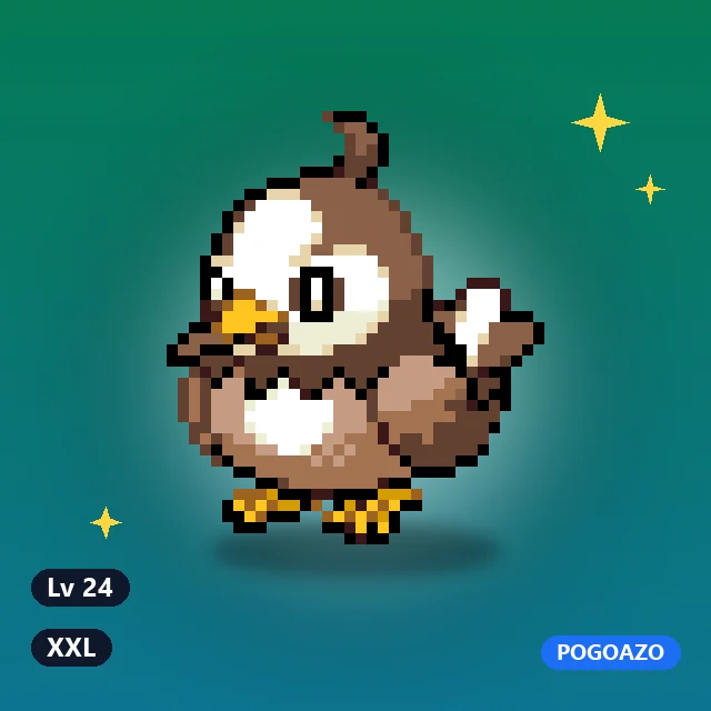Shiny Starly · XXL