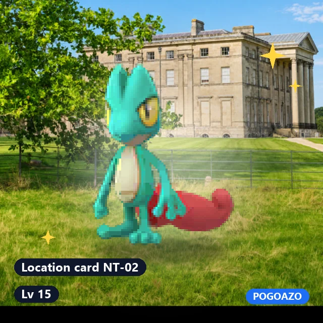 Shiny Treecko · Nền Location card NT-02
